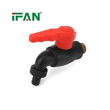 IFANPlus Black PPR Bibcock